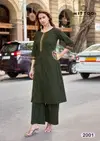 Vanyaa By Mittoo Dhabu Cotton Kurti With Bottom Wholesalers In Surat
